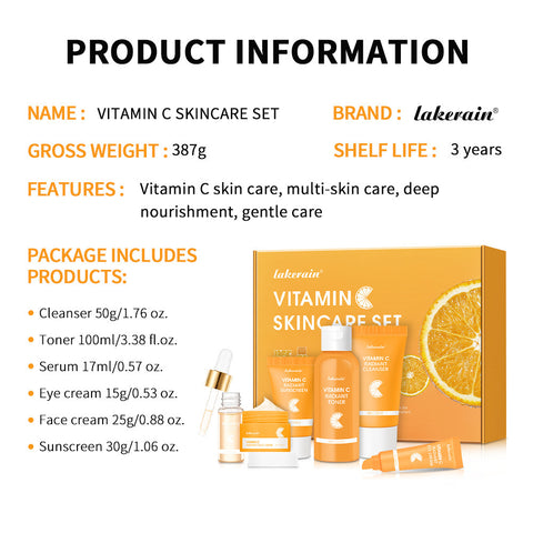 Vitamin C Skin Care Set Facial Care