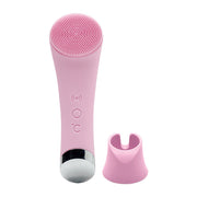 Electric Silicone Facial Brush with Vibration & Heating