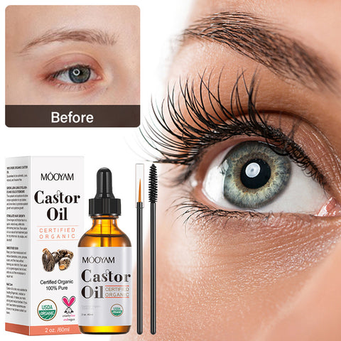 Castor Oil for Skin, Hair & Eyebrow Care