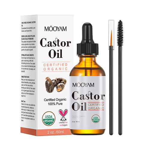 Castor Oil for Skin, Hair & Eyebrow Care